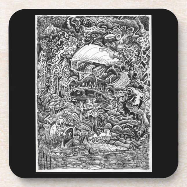 Dessous-de-verre En attendant le Maelstrom (Devant)