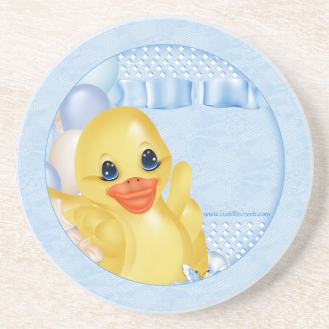Dessous de verre en caoutchouc de canard (Devant)