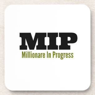 Dessous de verre en cours de millionnaire