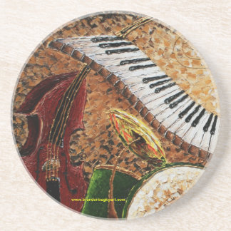 Dessous de verre en croissant de boissons de piano