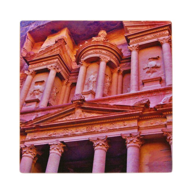 Dessous De Verre En Érable Le trésor de PETRA (Devant)