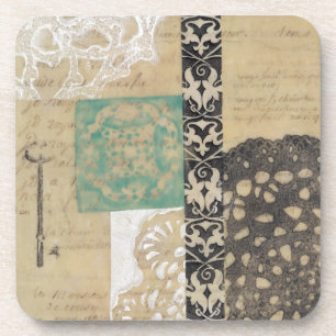 Dessous-de-verre En filigrane et clé II