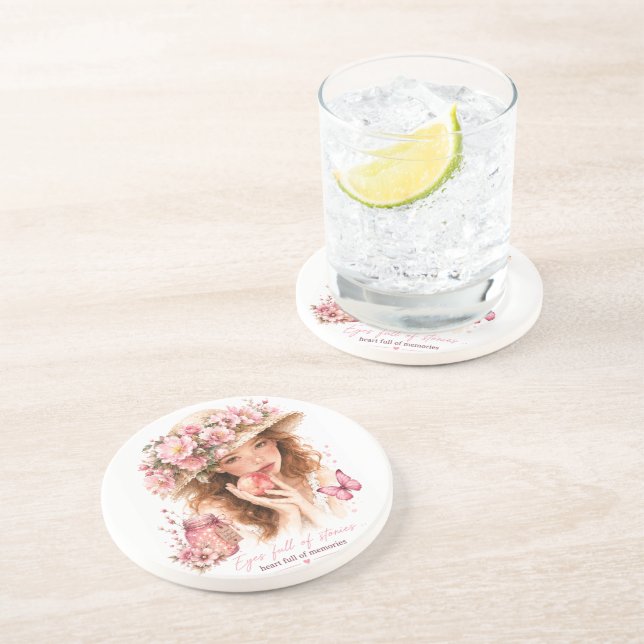 Dessous de verre en grès (Côté)