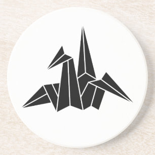 DESSOUS DE VERRE EN GRÈS 折 鶴 り