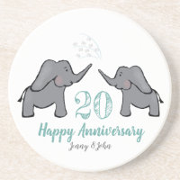 20e anniversaire du mariage chinois éléphant