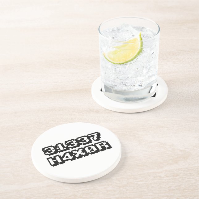 DESSOUS DE VERRE EN GRÈS 31337 H4X0R (Côté)