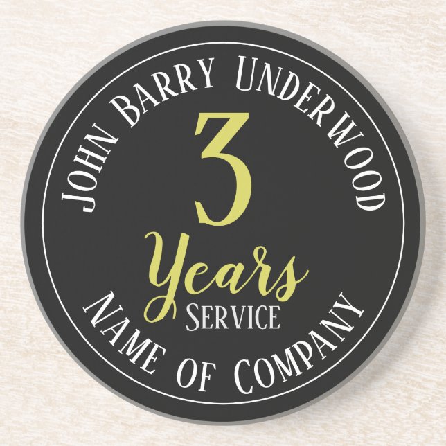 Dessous De Verre En Grès 3 ans d'ancienneté (Devant)