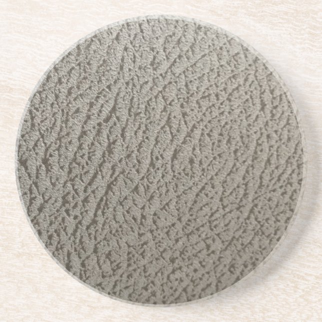 Dessous De Verre En Grès 3e anniversaire, Faux Leather (Devant)