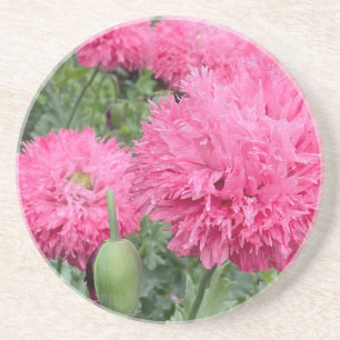 Dessous De Verre En Grès 9e anniversaire du Mariage, Poppy