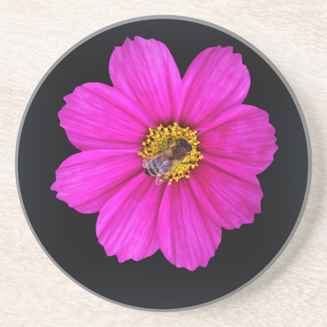 Dessous De Verre En Grès abeille qui travaille dur (Devant)