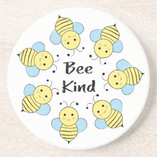 Dessous De Verre En Grès Abeilles