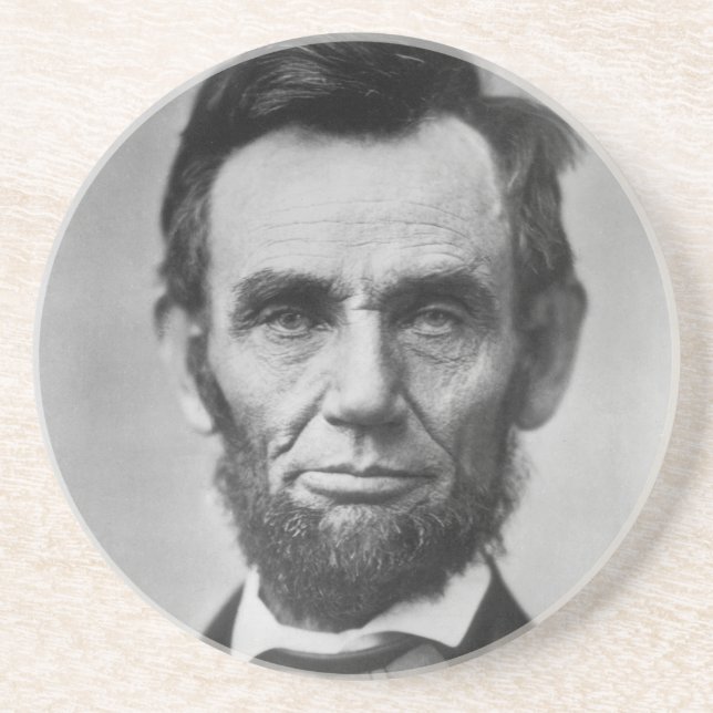 Dessous De Verre En Grès Abraham Lincoln (Devant)