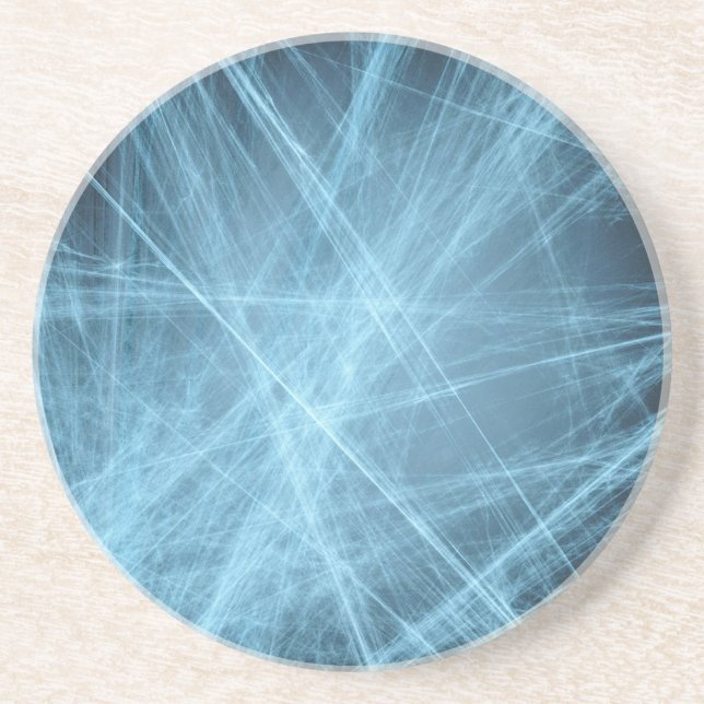 Dessous De Verre En Grès Abstrait (Devant)