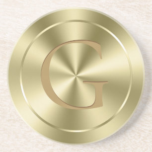 Dessous De Verre En Grès Acier inoxydable métallique brillant