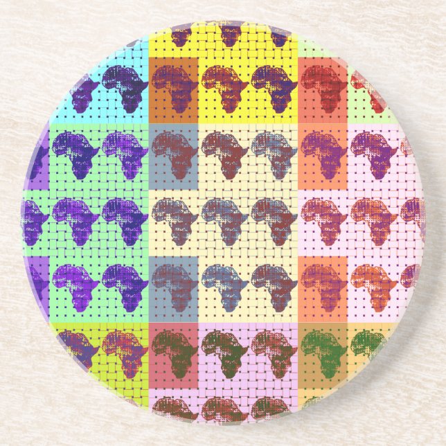 Dessous De Verre En Grès Africas (Devant)