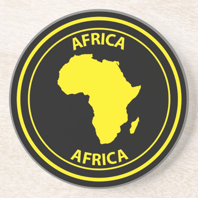 Dessous De Verre En Grès Afrique (Devant)