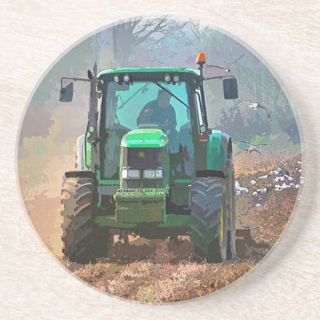DESSOUS DE VERRE EN GRÈS AGRICULTURE (Devant)