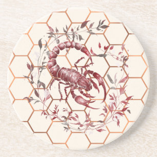 Dessous De Verre En Grès Aimant Scorpion Élégant