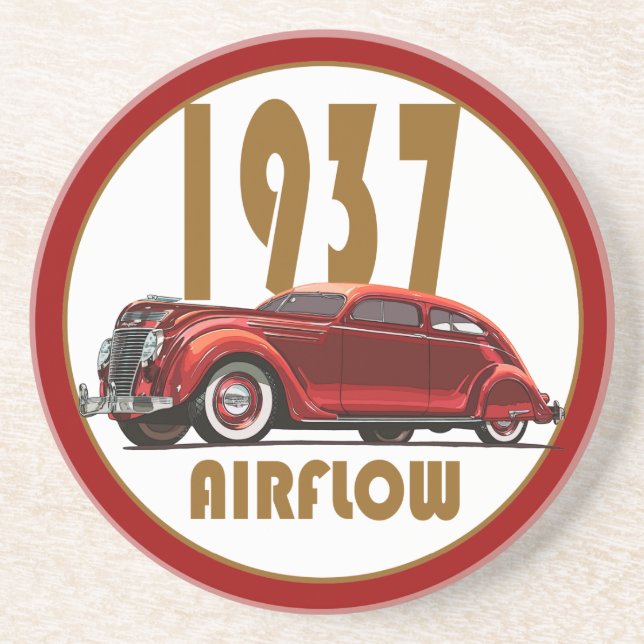 DESSOUS DE VERRE EN GRÈS AIRFLOW 1937 (Devant)