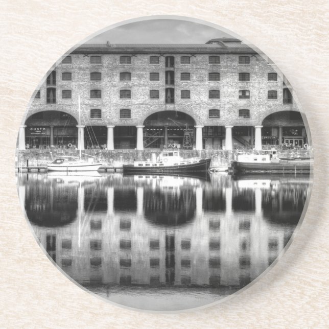 Dessous De Verre En Grès Albert Dock Liverpool (Devant)