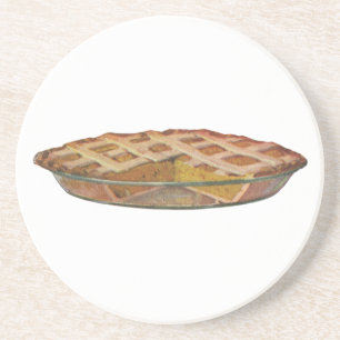 Dessous De Verre En Grès Aliments Anciens, Dessert, Tarte à la citrouille d