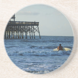 Dessous De Verre En Grès Allons surfer