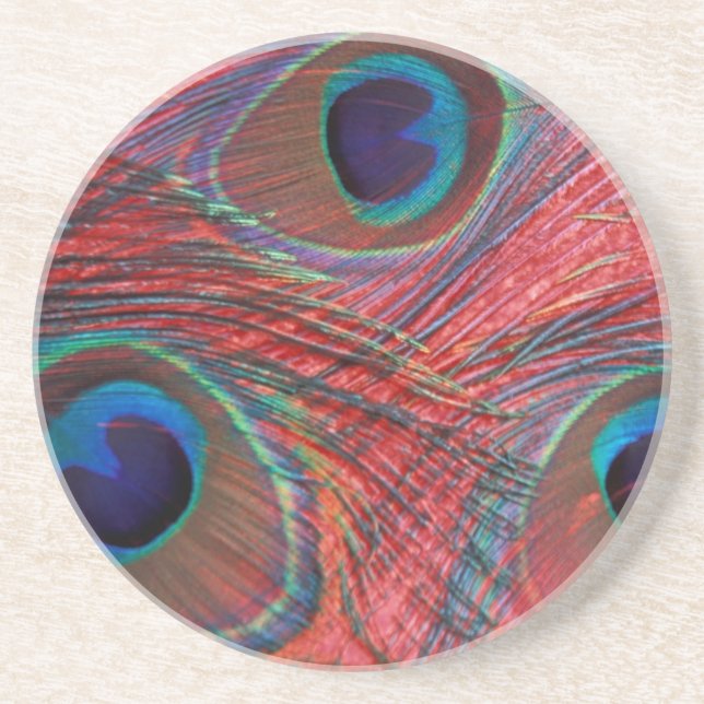 Dessous De Verre En Grès Amérique du Nord, USA, WA, Redmond, Peacock (Devant)