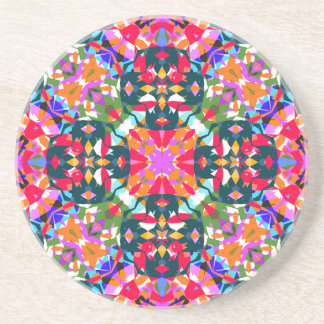 Dessous De Verre En Grès Amusant Bright Motif Moderne Eclectique Dopamine D