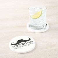 Amusement cool Je vous moustache une question Noir
