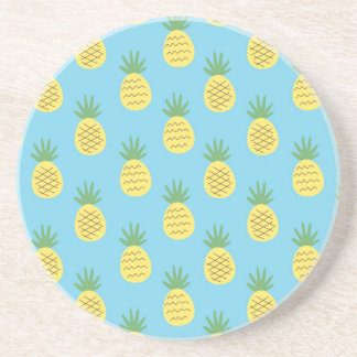 Dessous De Verre En Grès Ananas délice : Tropical Fruit Print