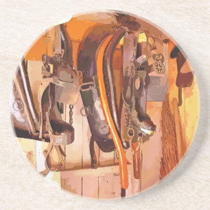 DESSOUS DE VERRE EN GRÈS ANCIENNE ANGLETERRE