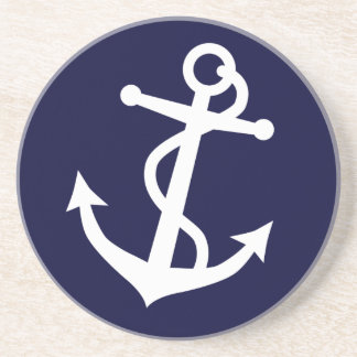 Dessous De Verre En Grès Ancre