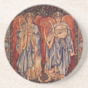 Dessous De Verre En Grès Angeli Laudantes par Sir Edward Coley Burne Jones