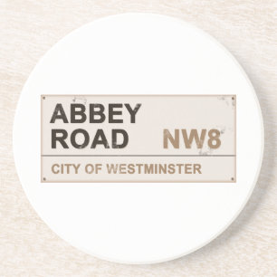 Dessous De Verre En Grès Angleterre d'Abbey Road