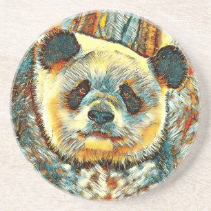 Dessous De Verre En Grès AnimalArt_Panda_014