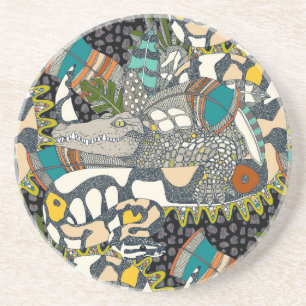 Dessous De Verre En Grès animalier pop