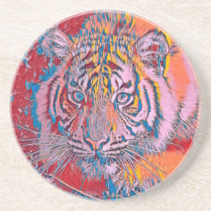 Dessous De Verre En Grès AnimalMix_Tiger_054