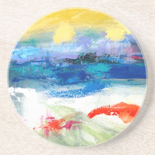 Dessous De Verre En Grès Apparence à l'air I (Devant)