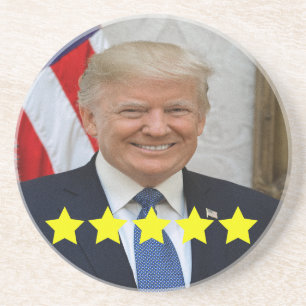 Dessous De Verre En Grès Approbation du président Donald Trump