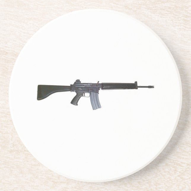 DESSOUS DE VERRE EN GRÈS AR-18 (Devant)