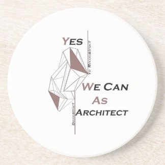 Dessous De Verre En Grès architecture, design moderne, art géométrique, noi