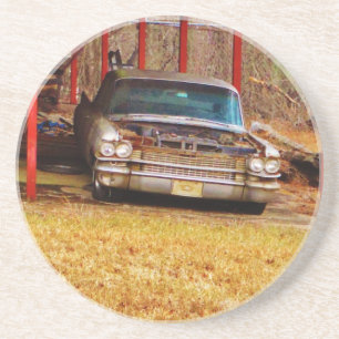 Dessous De Verre En Grès Argent 1963 Sadan Deville