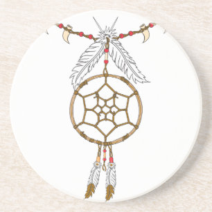 Dessous De Verre En Grès Arizona Dream Catcher Dessous de verre de grès