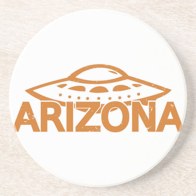 Dessous De Verre En Grès Arizona UFO (Devant)