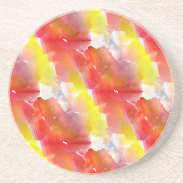 Dessous De Verre En Grès Arrière - plan d'aquarelle de texture de (Devant)