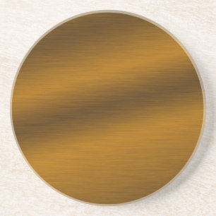 Dessous De Verre En Grès Arrière - plan de bronze brossé