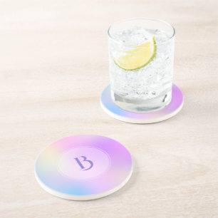 Dessous De Verre En Grès Arrière - plan holographique coloré