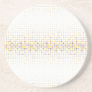 Dessous De Verre En Grès Arrière - plan multicolore de point
