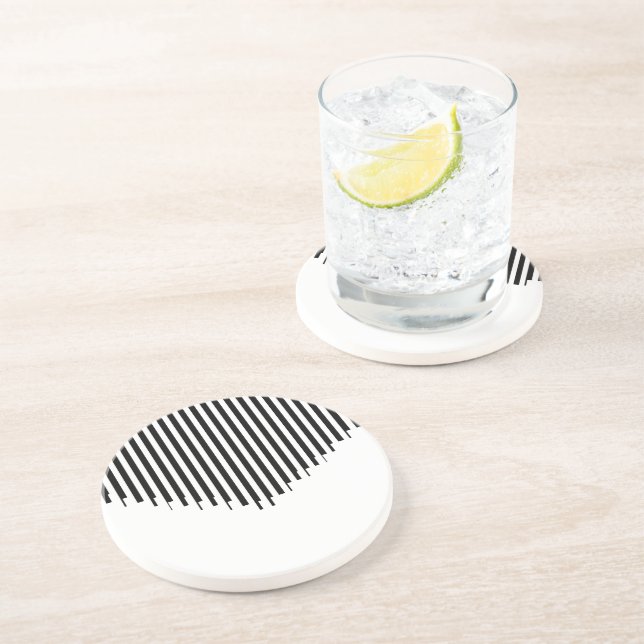 Dessous De Verre En Grès Art ASCII (Côté)