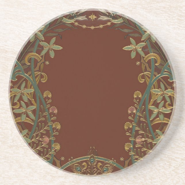 Dessous De Verre En Grès art déco (Devant)